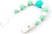 Siliconen speenketting - groen | Bijtring ketting | BPA-vrij | Kidzstore.eu