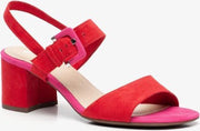 Nova dames hak sandalen - Rood - Maat 38 - Extra comfort - Memory Foam