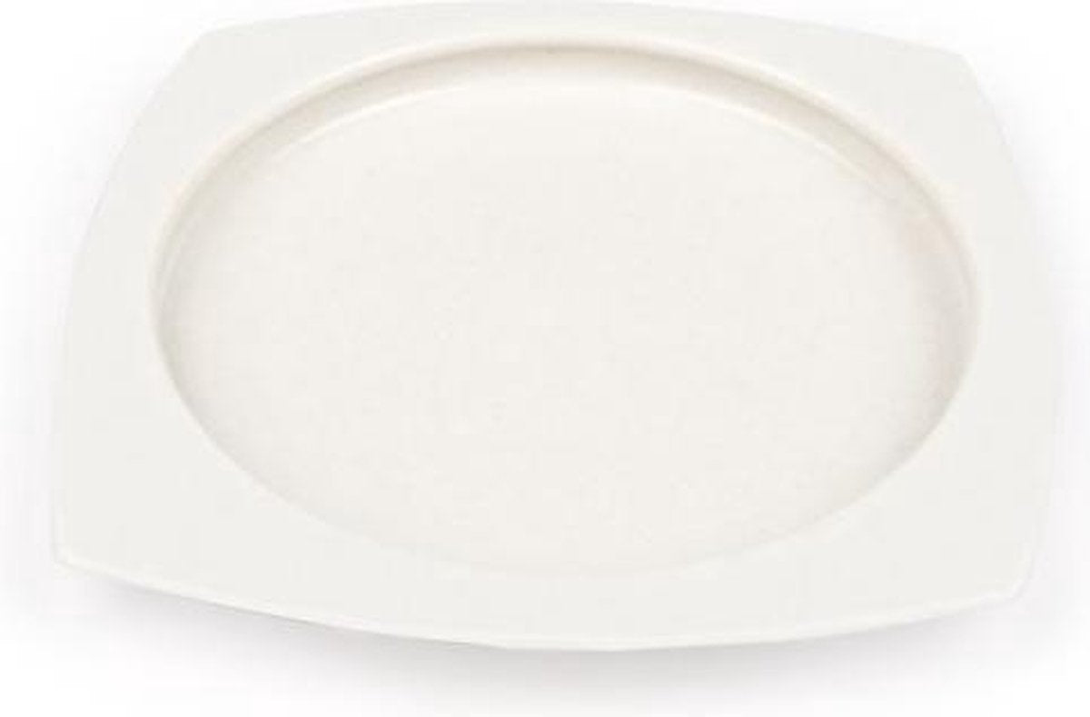 Vitility Bord met hoge rand - Ø 25 cm - Beige
