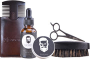 Salvano Baardverzorging set - Baard set - Baardolie - Baard balsem - Baard kam - Baard borstel- Geschenk set - Voor Mannen