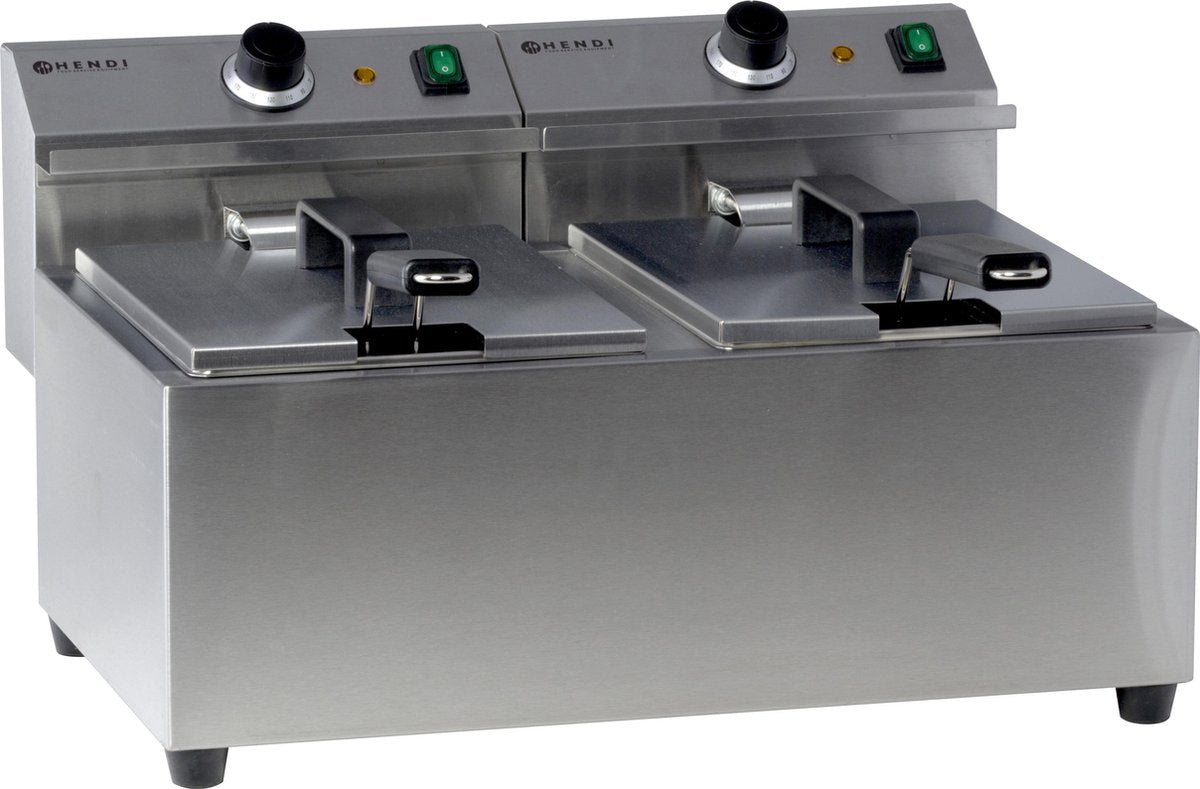 Hendi Friteuse 8+8 liter Mastercook
