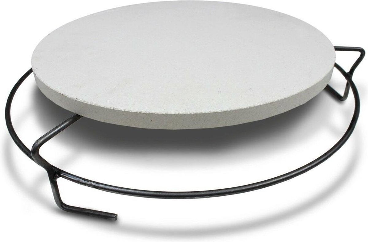 Smokeware Ring Verhoging - RVS - Roosterverhoging - Pizzasteen Verhoging - Ring Pizzasteen - Geschikt voor Bigg Green Egg Large