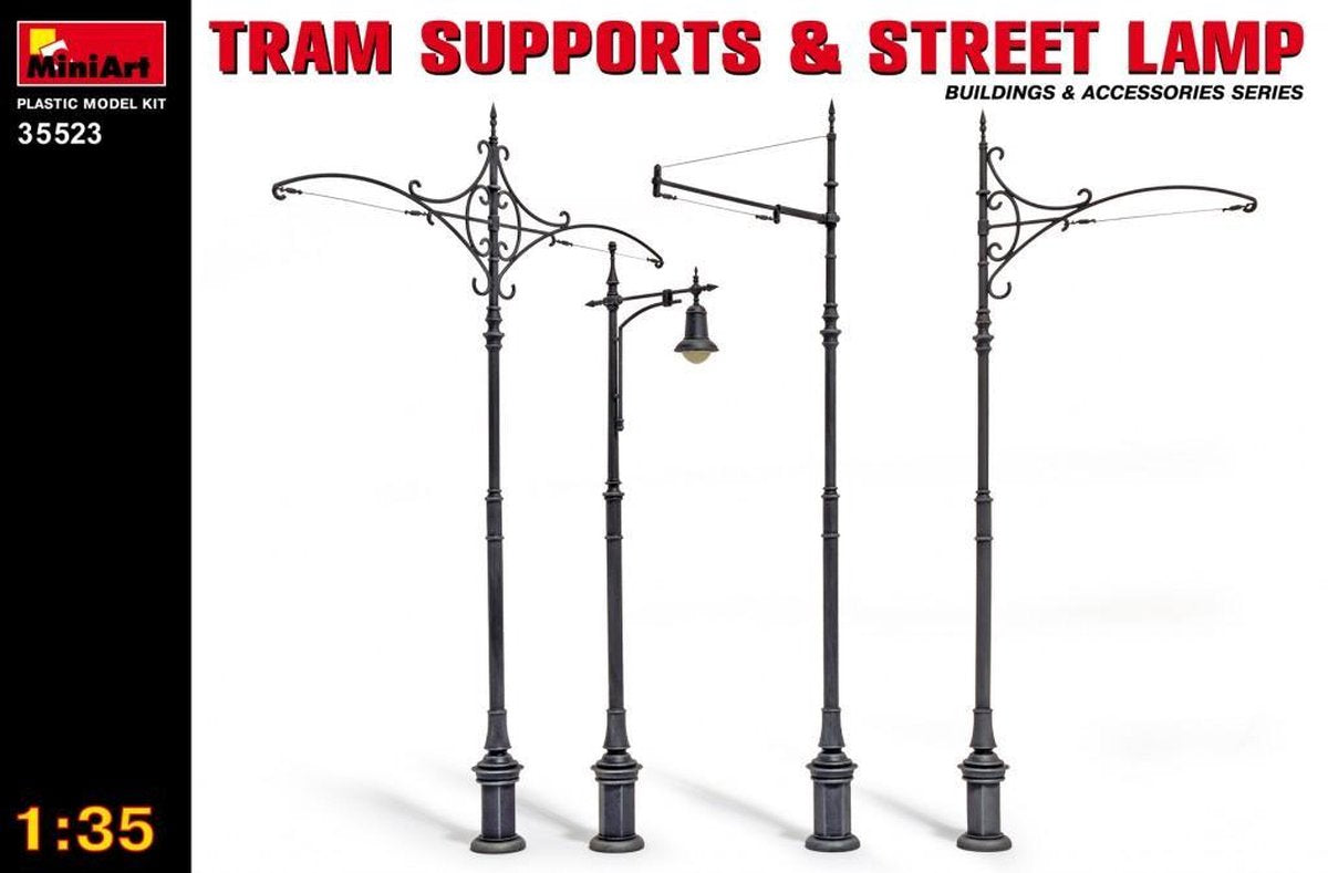 Miniart - Tram Supports And Street Lamps (Min35523)