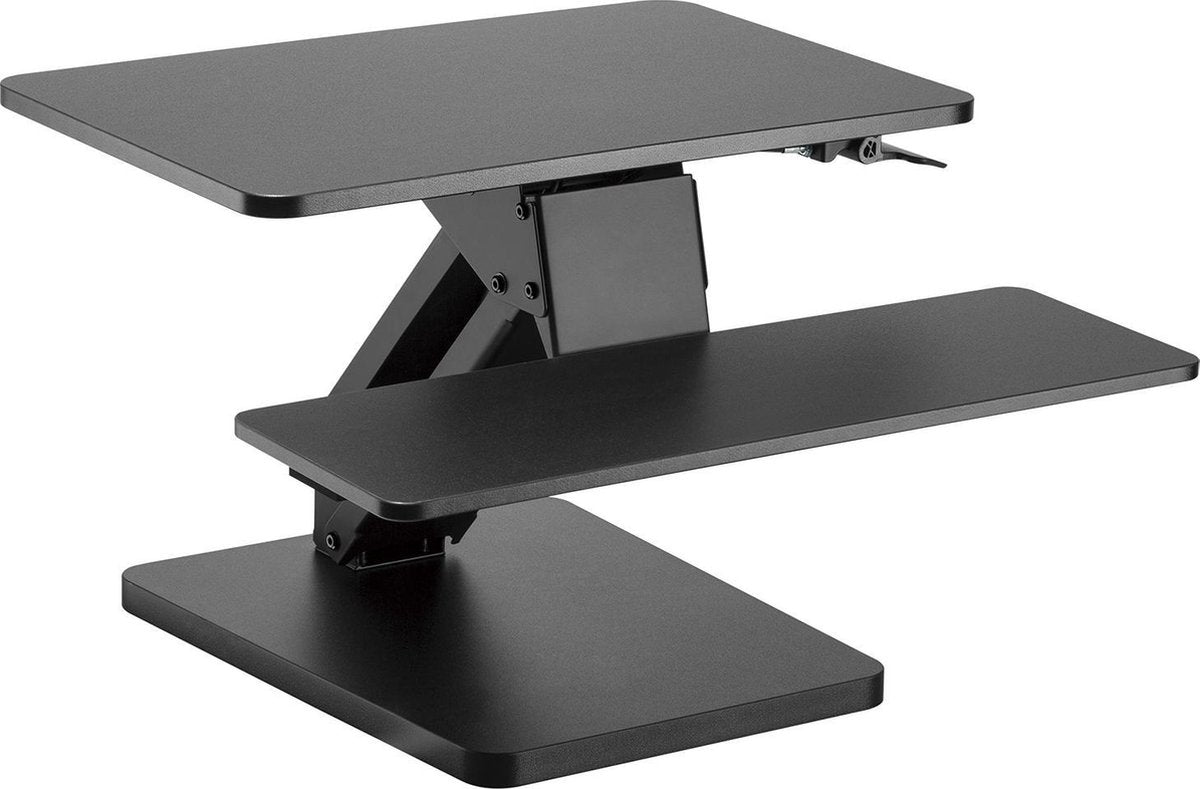 Maclean MC882 basis voor toetsenbord en monitor/laptop met hoogteverstelling zwart (MC-882)