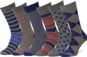 Easton Marlowe Sokken Dames Heren 39-42 Grijs - leuke sokken mannen dames - vrolijke herensokken damessokken - fun happy socks 6 pack #44
