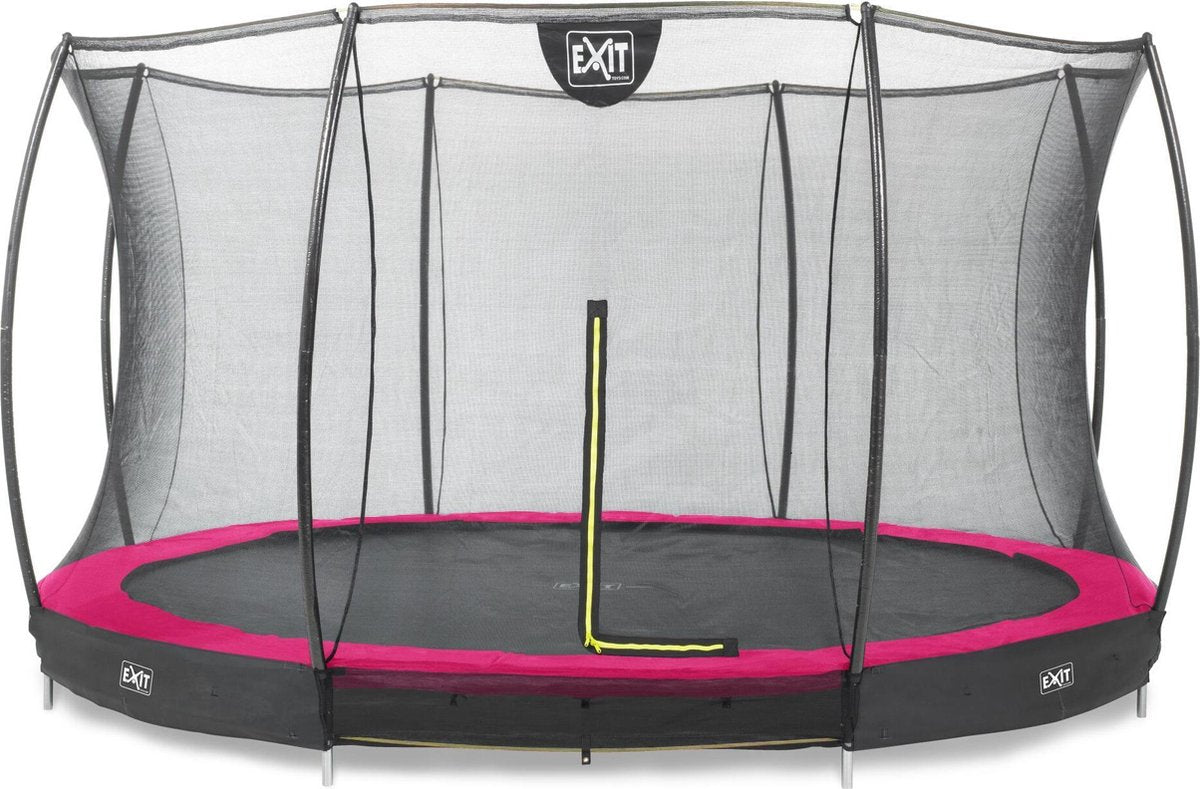 Inground trampoline EXIT Silhouette -  ø427cm - met net