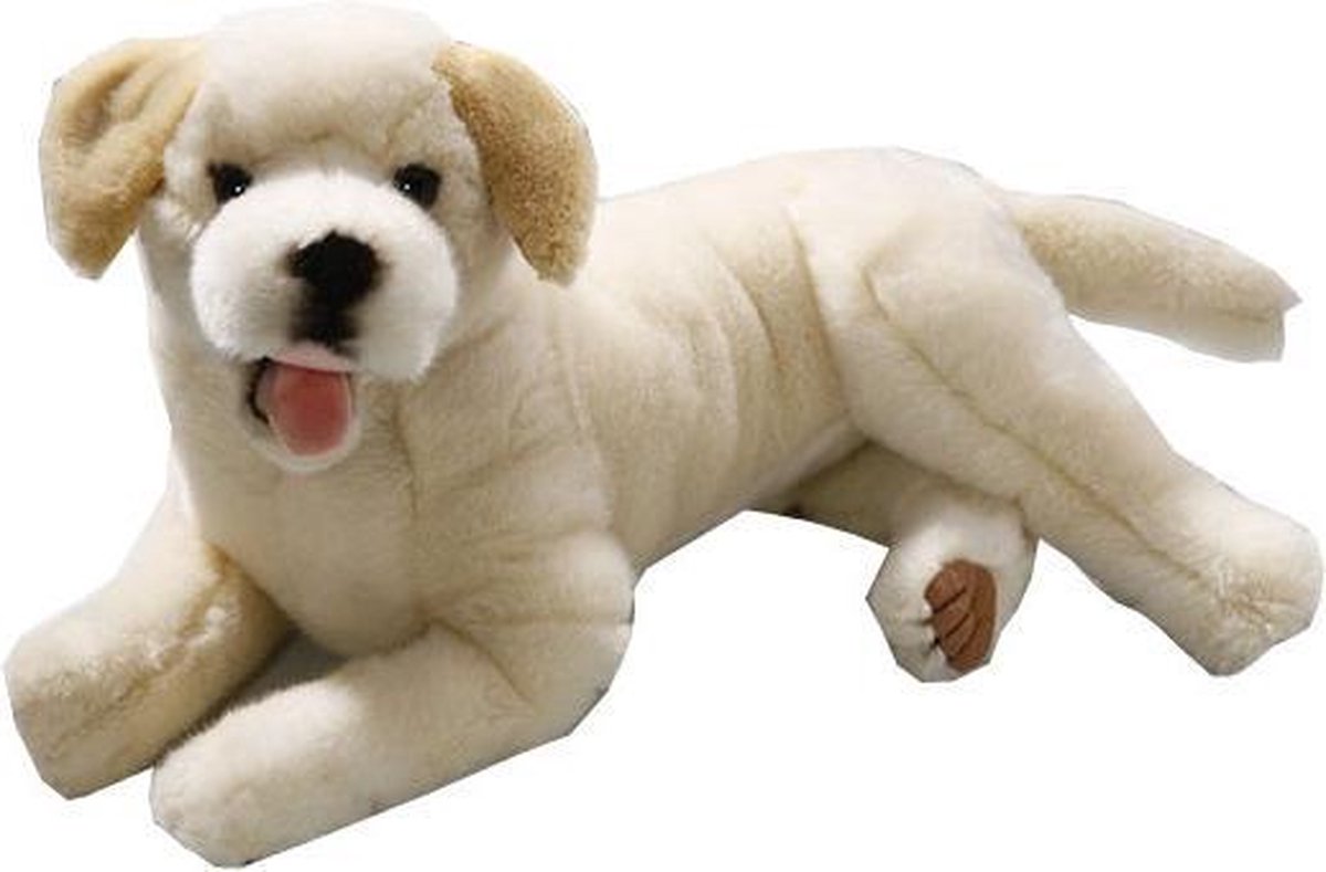 Bicolini Knuffelhond Labrador Liggend 38 Cm