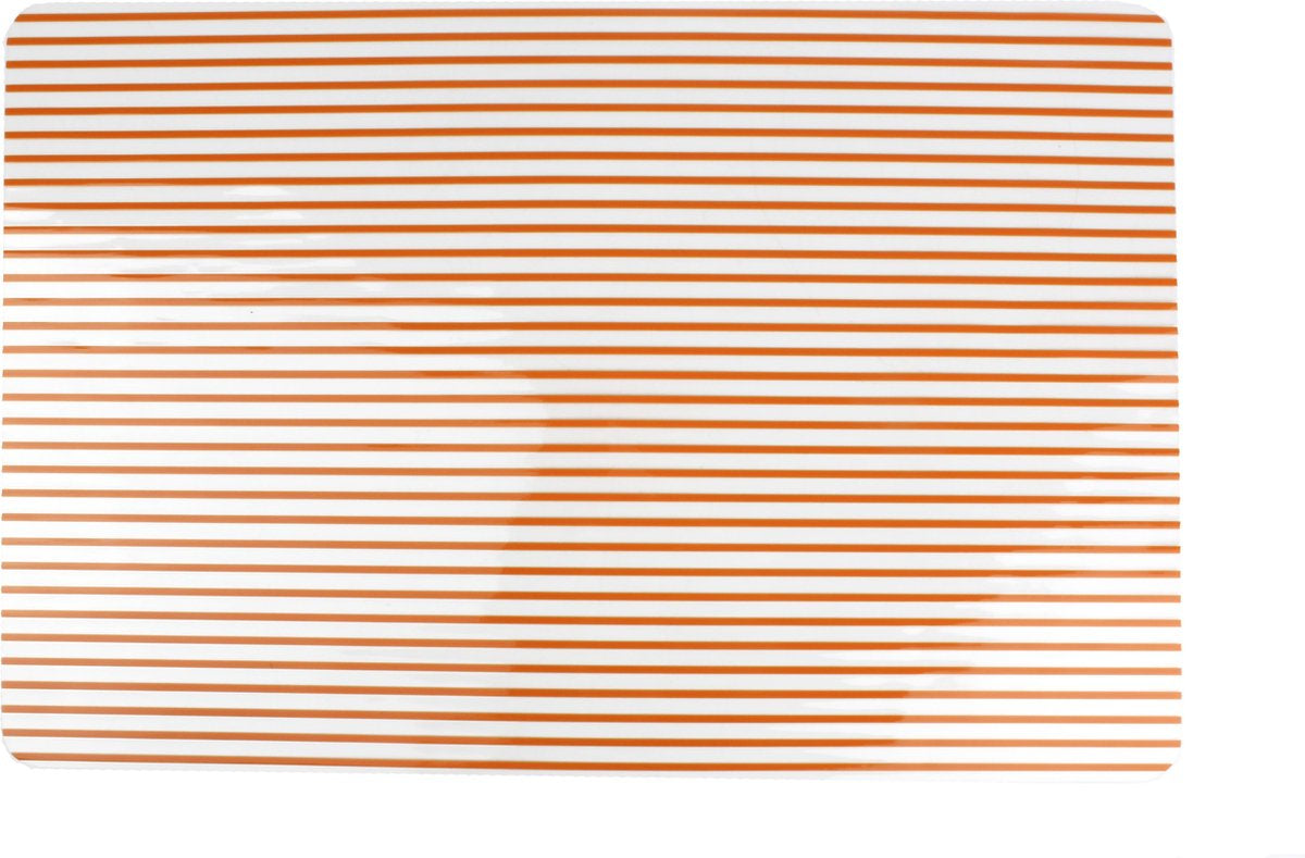 Yong Stripes Placemat - 45 x 30 cm - Oranje