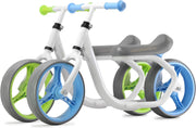 pexkids kinder loopfiets max speed 10.5 alu wit/blauw