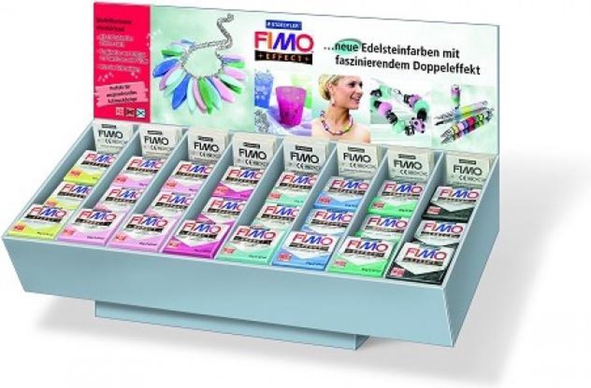 Fimo Quartz soft  complete set 8 kleuren
