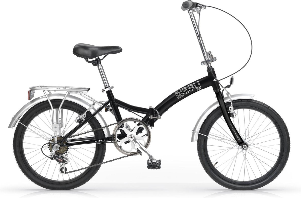 MBM Easy Shimano - Vouwfiets - 51 CM - 6 versnellingen - Zwart