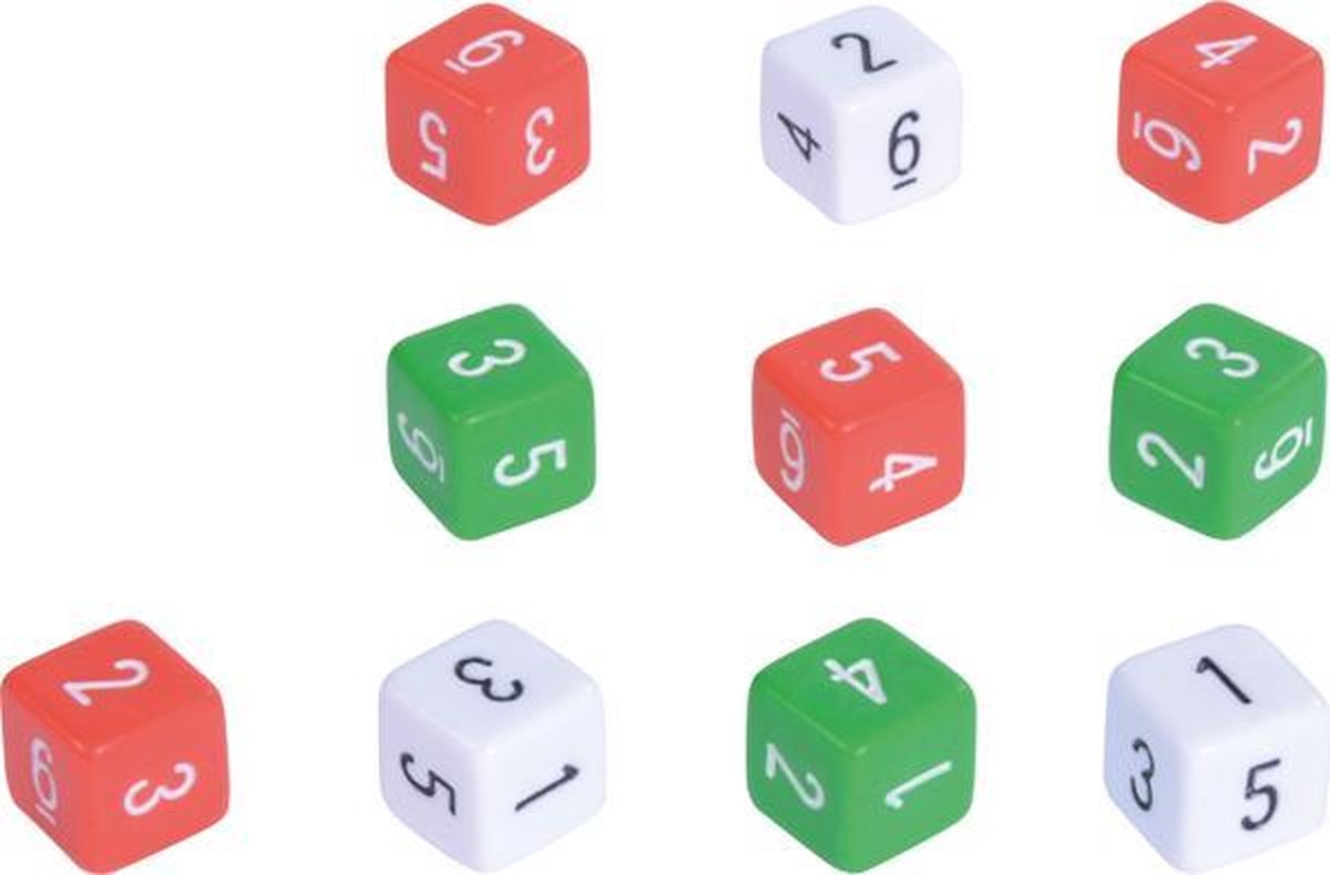 Reken Dobbelstenen set van 10