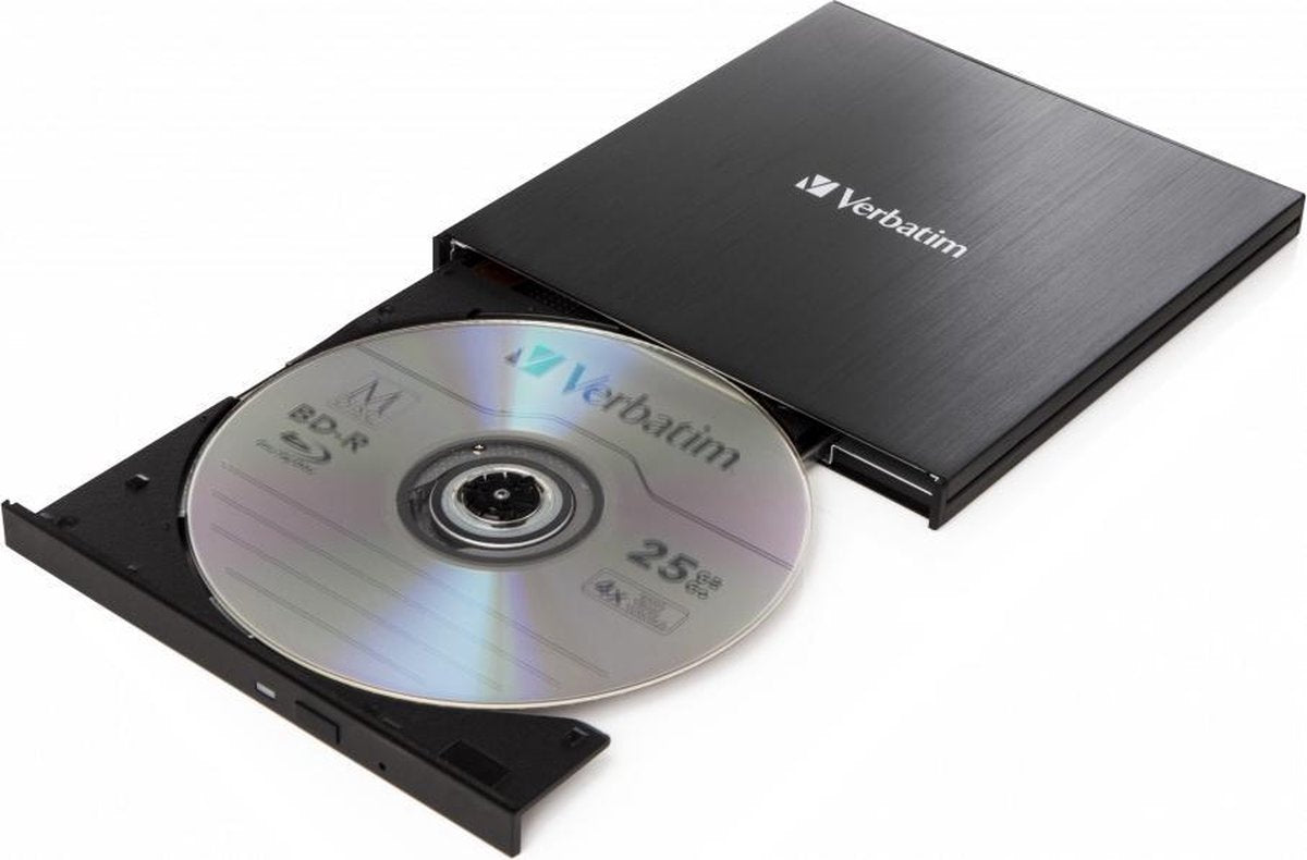 Verbatim 43889 optisch schijfstation Zwart Blu-Ray RW