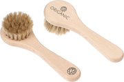 Origanic | Houten Gezichtborstel| Massage Dry Brush for Face & Neck | Natuurlijke Gezichtsborstel | Droogborstel | Dry brush Gezicht Hout | Huidborstel | Droog Borstelen | Scrub Gezicht