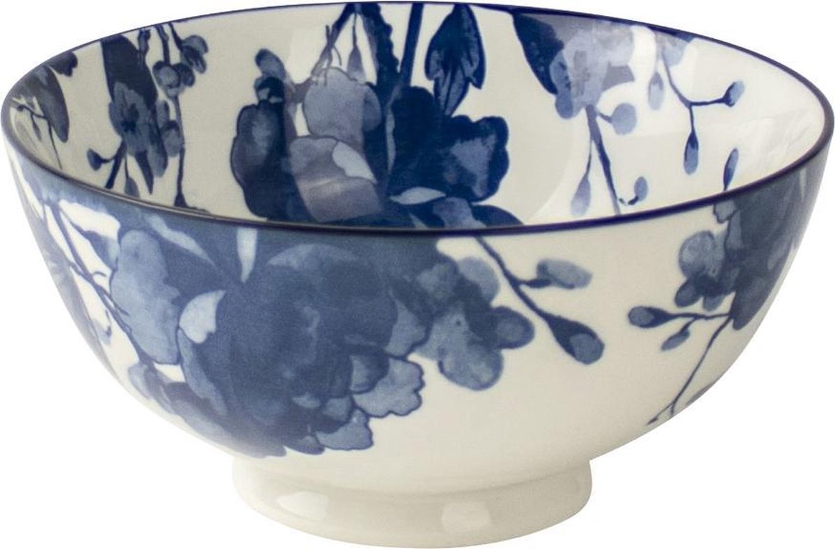 Gusta 2265430 eetschaal Rond Porselein Blauw