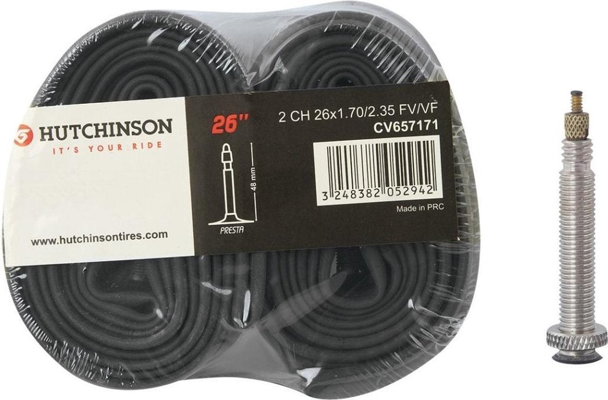 Hutchinson Binnenbanden MTB 26" inch Ventiel 48mm 26x1.70/2.35 FV (2 stuks)