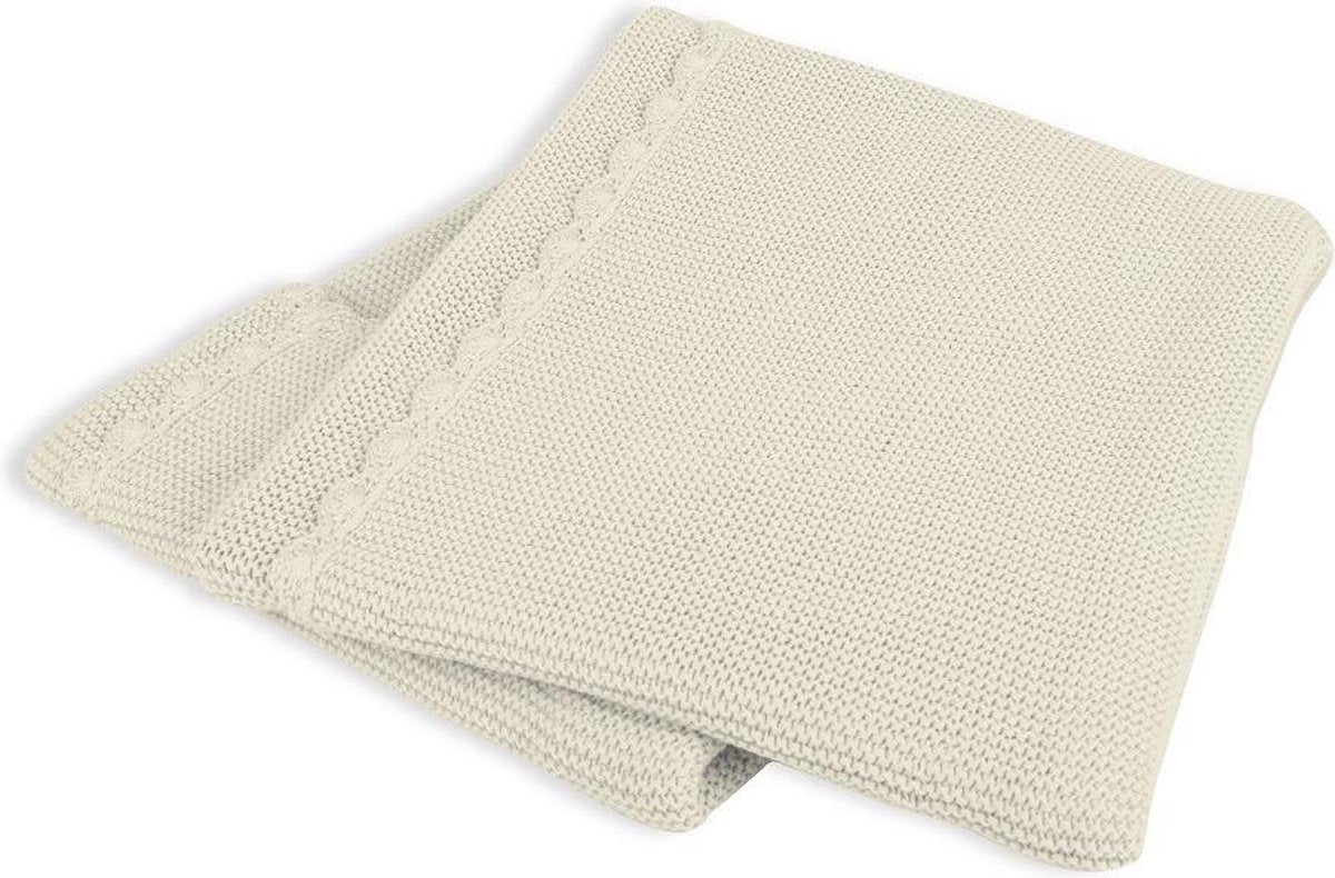 Interbaby Babydeken Basic 75 X 100 Cm Katoen Beige