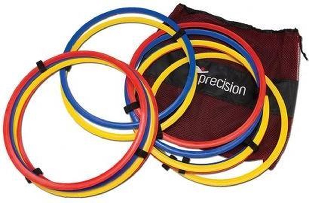 Precision Trainingsringen 40 Cm Rood/geel/blauw 13-delig