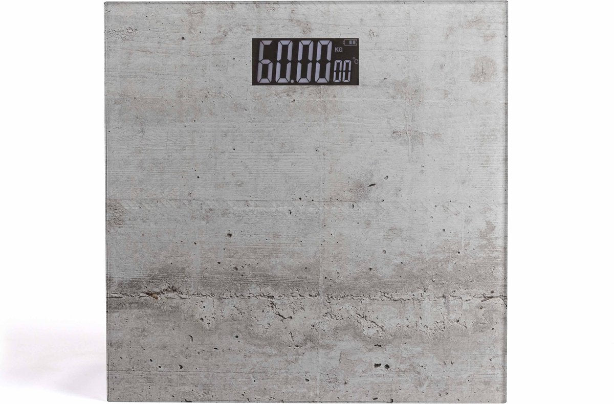 Livoo Elektronische Personenweegschaal Beton Design