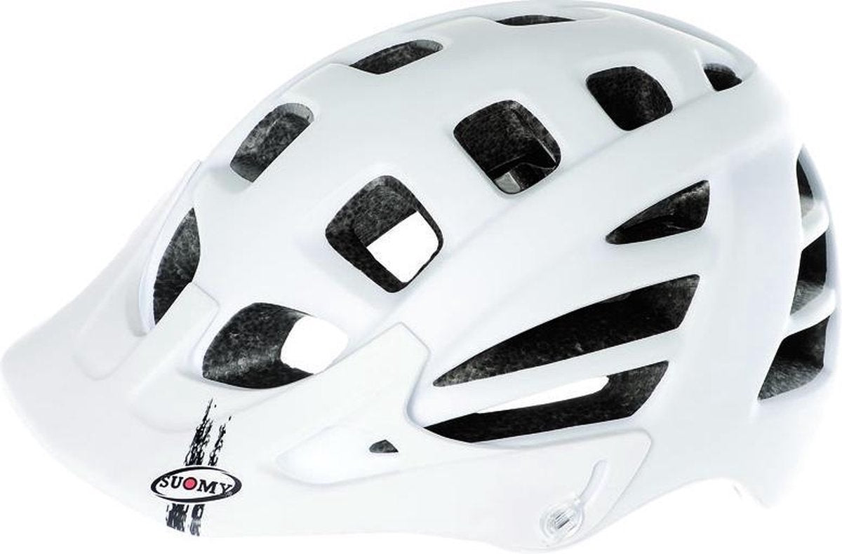 Suomy helm Scrambler Mono (mat wit) - Helm