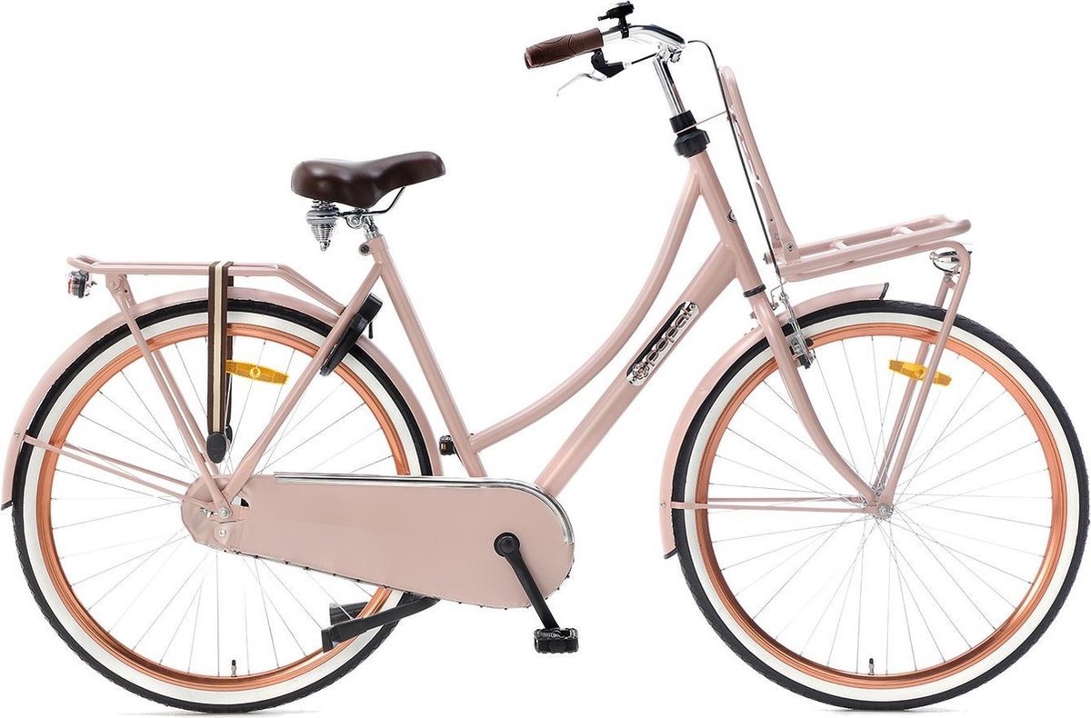 Popal Daily Dutch Basic Transportfiets - Vrouwen - 57 cm - Roze