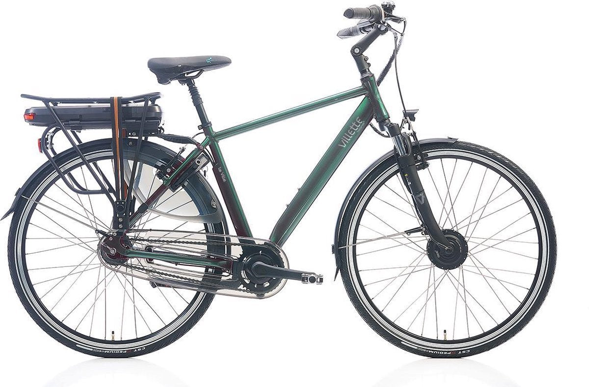 Villette la Ville elektrische fiets - donkergroen - Framemaat 50 cm