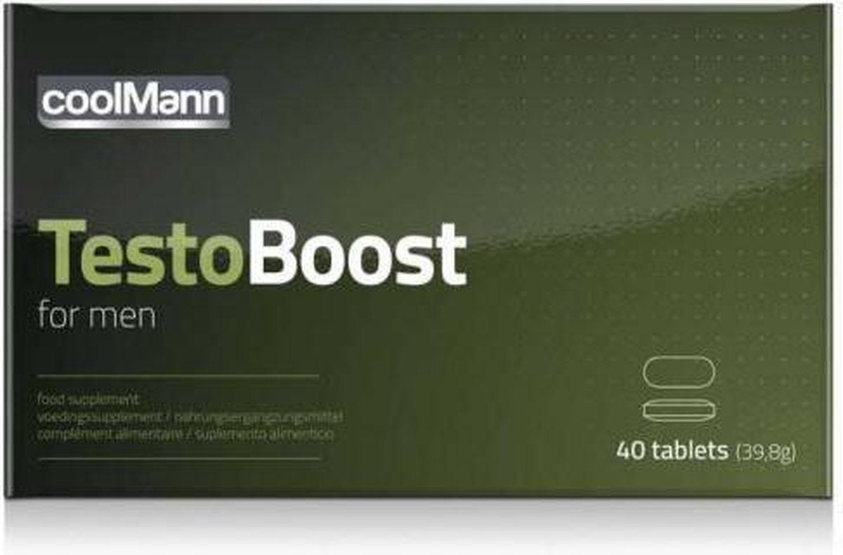 CoolMann - Testoboost - 40 stuks | Uitstellen klaarkomen | Penis Enlargers | Erectiemiddel | Libido Verhogend | Erotische | Man | Vrouw | Heren | Dames