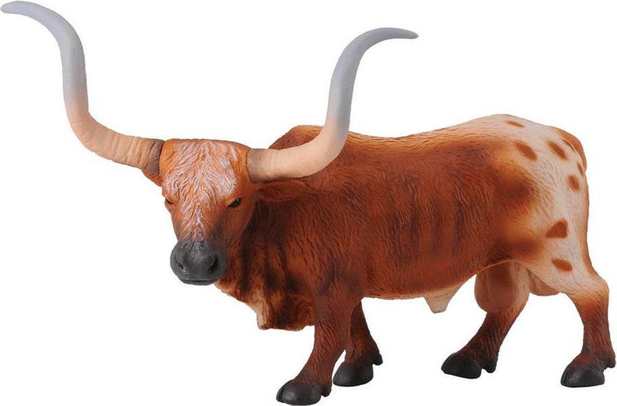 Collecta Boerderijdieren (L): TEXAANSE LANGHOORN STIER 13x6x9cm