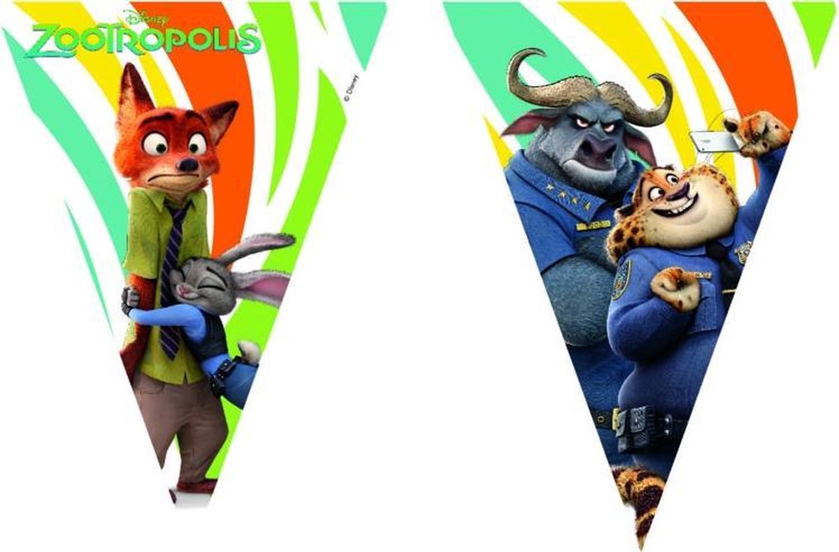 Procos Vlaggenlijn Zootropolis Junior 230 Cm