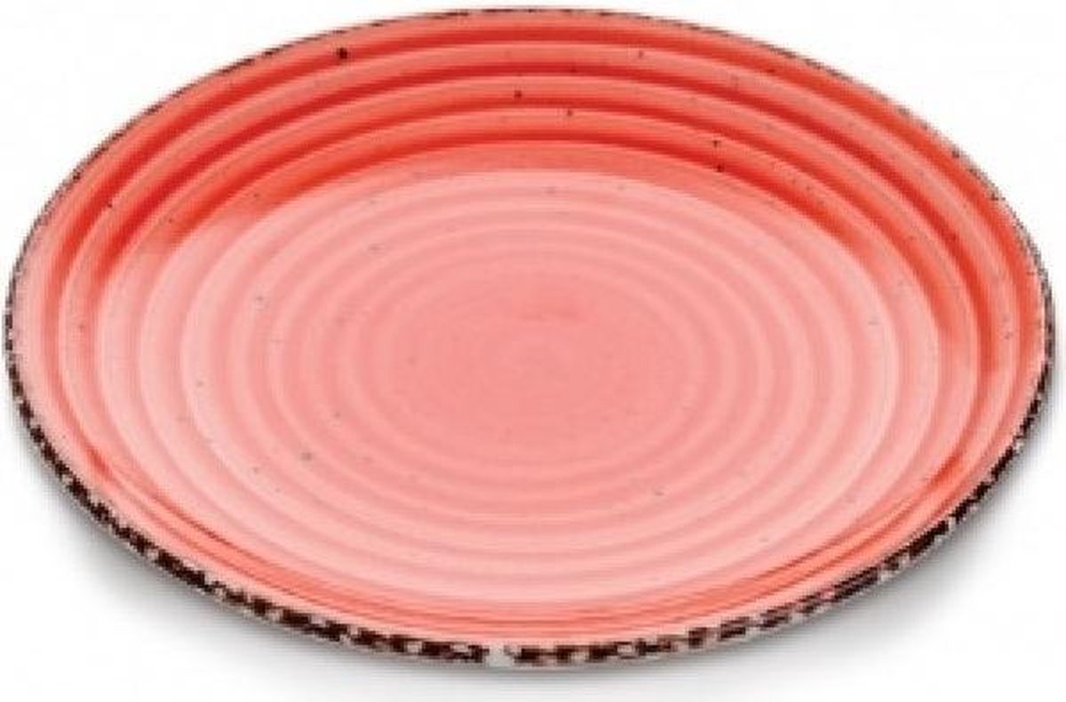 Gural Ent color Set 6 Bord 27cm Rood 617334