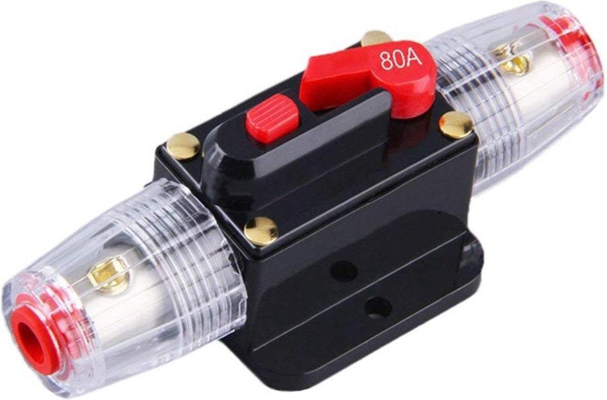 20A 12V-24V Inline stroomonderbreker Handmatige reset schakelaar Zekering