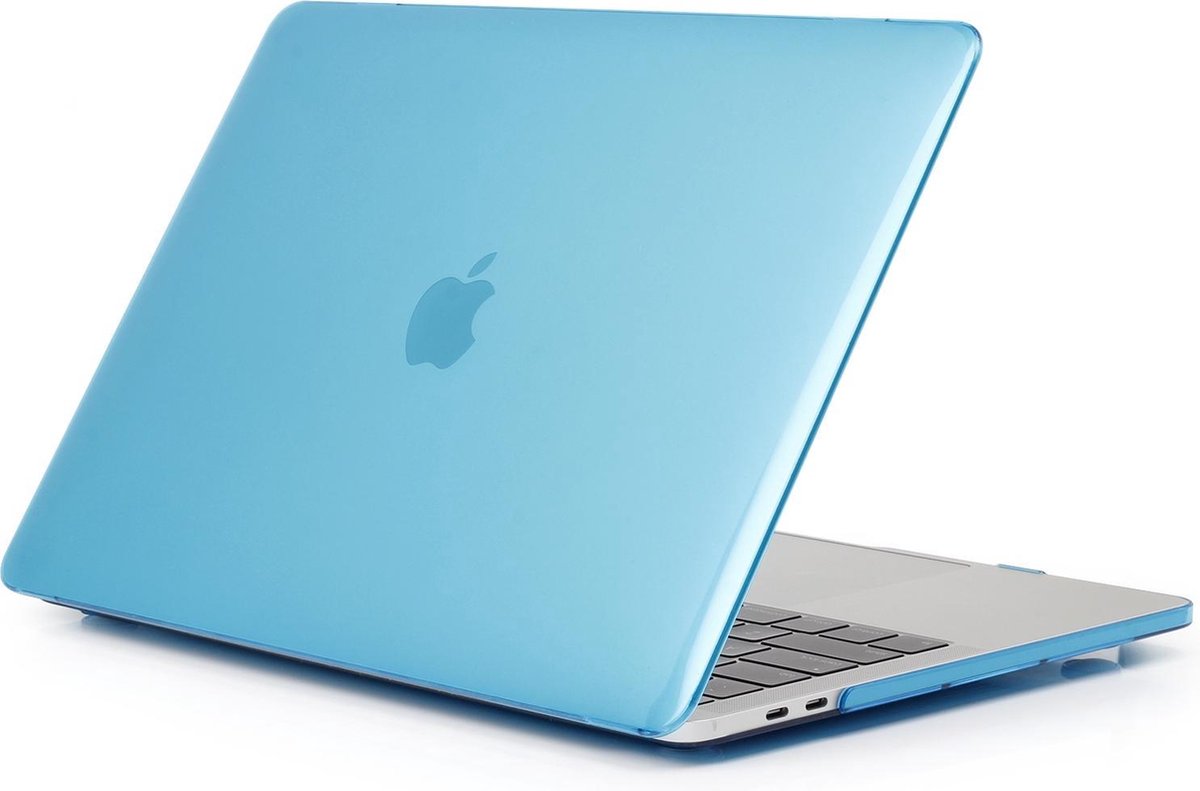 Mobigear Hard Case Crystal Licht Blauw Macbook Pro 13 inch Thunderbolt 3 (USB-C)