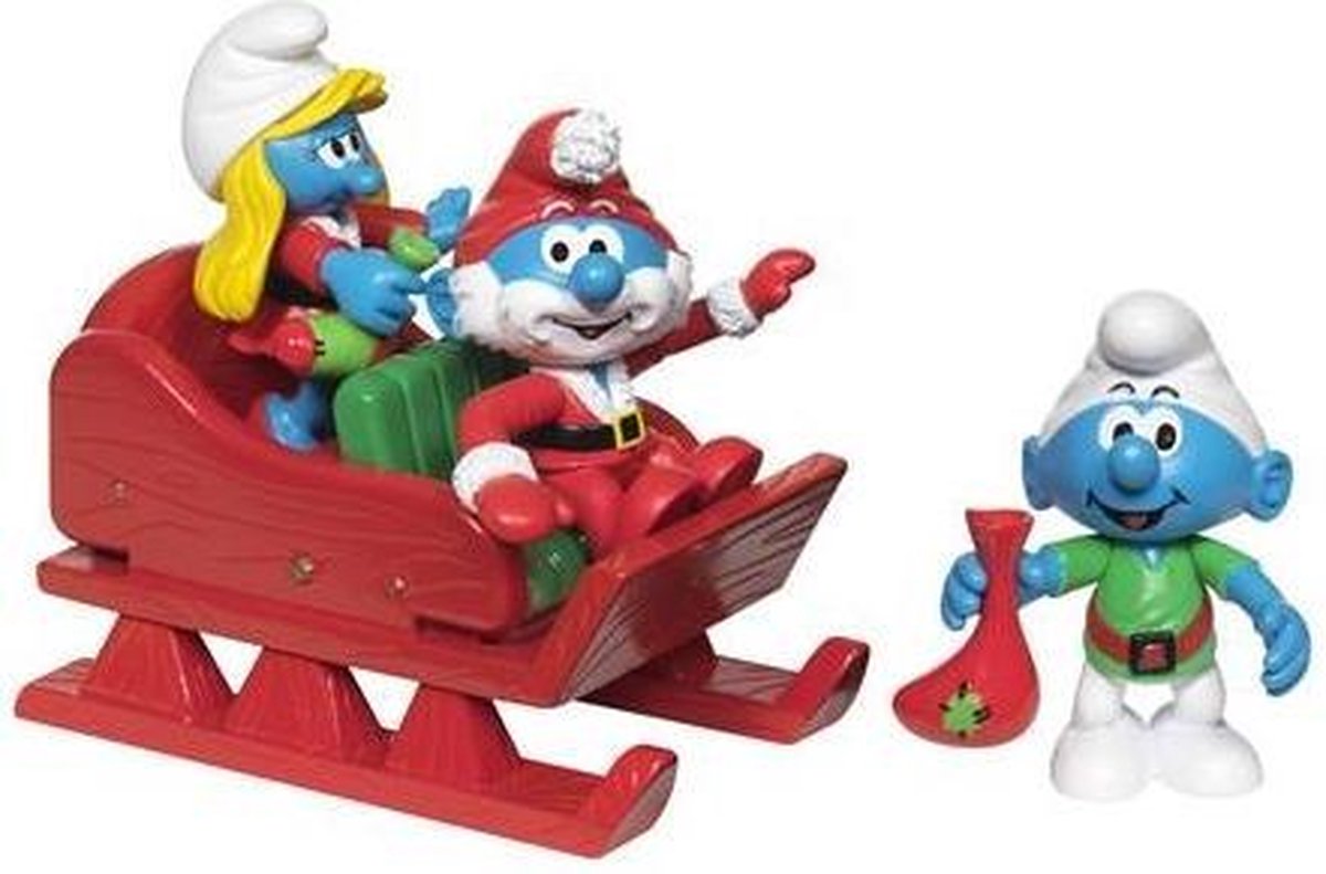 Jakks Pacific smurfen slee speelset Kerst