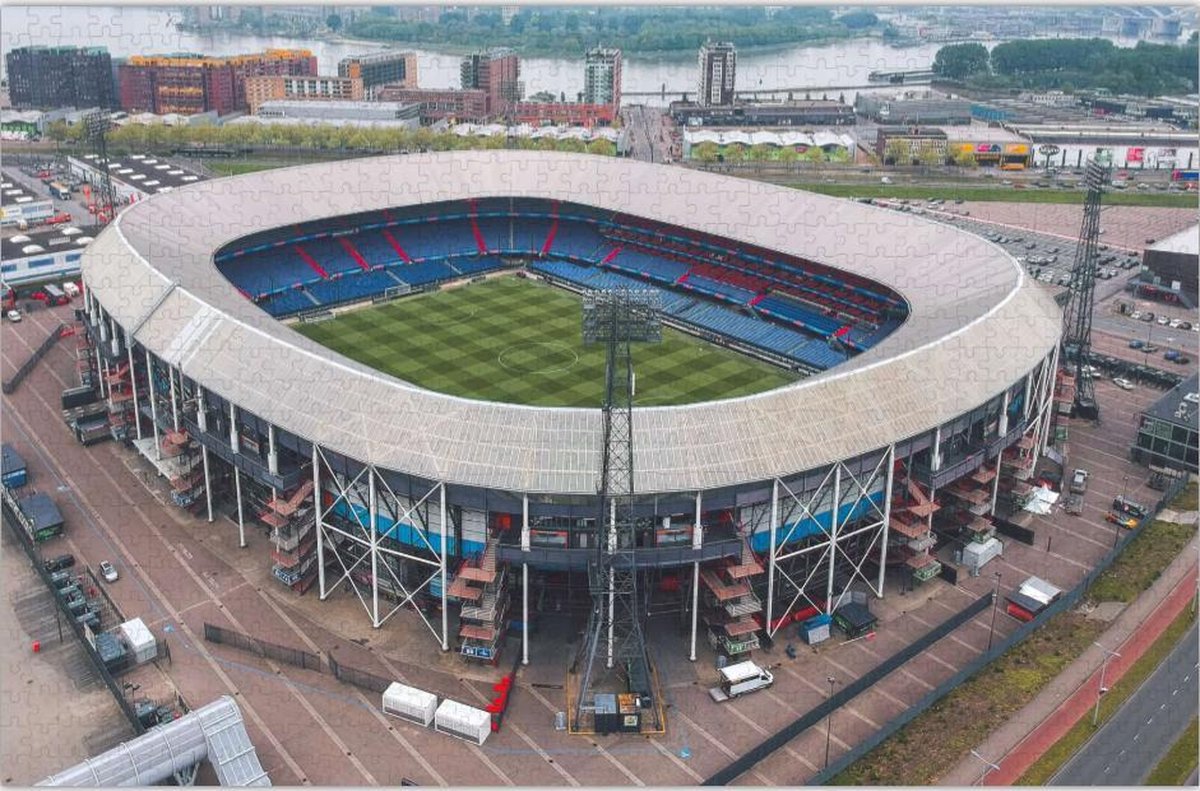 De Kuip Feijenoord | Feyenoord Rotterdam | Voetbalstadion - Moeilijke Puzzel 1000 stukjes