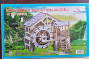 houten 3d puzzel watermolen