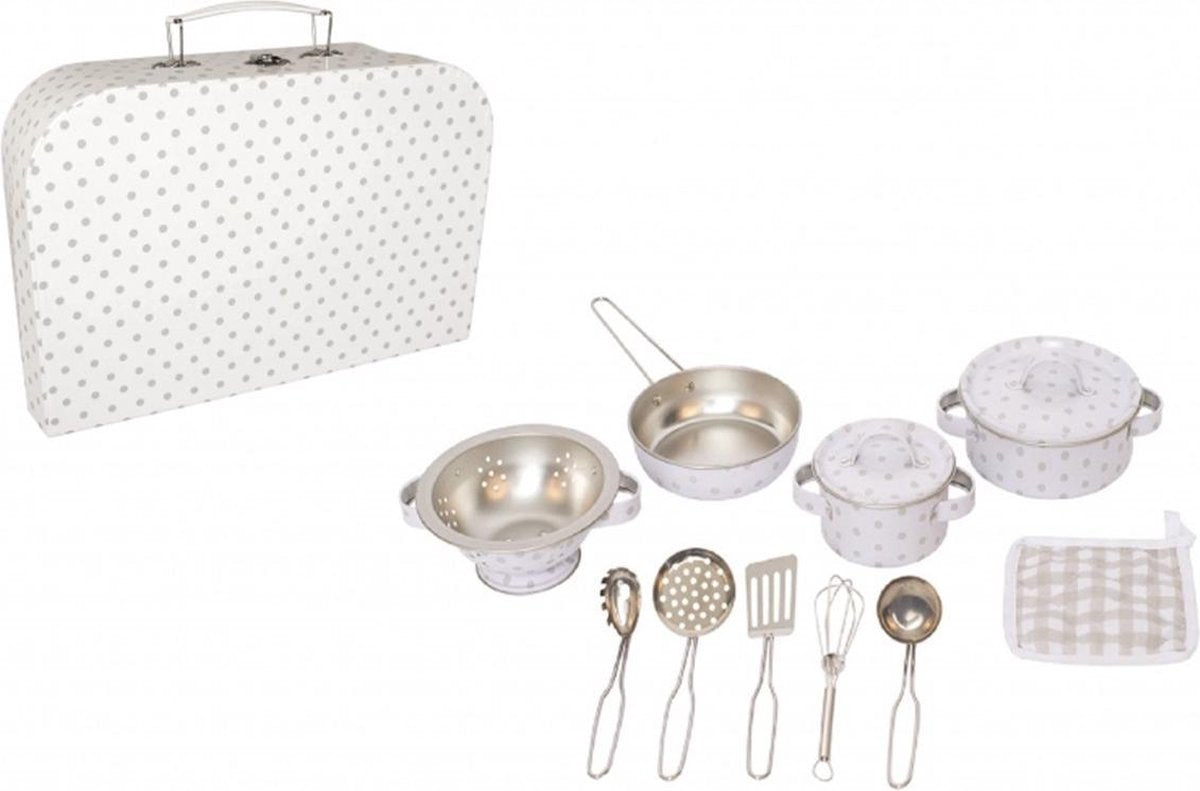 Jabadabado Koffer Met Keukenaccessoires 13-delig