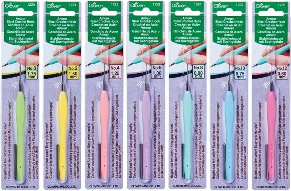 Clover Amour haaknaald 1.0mm
