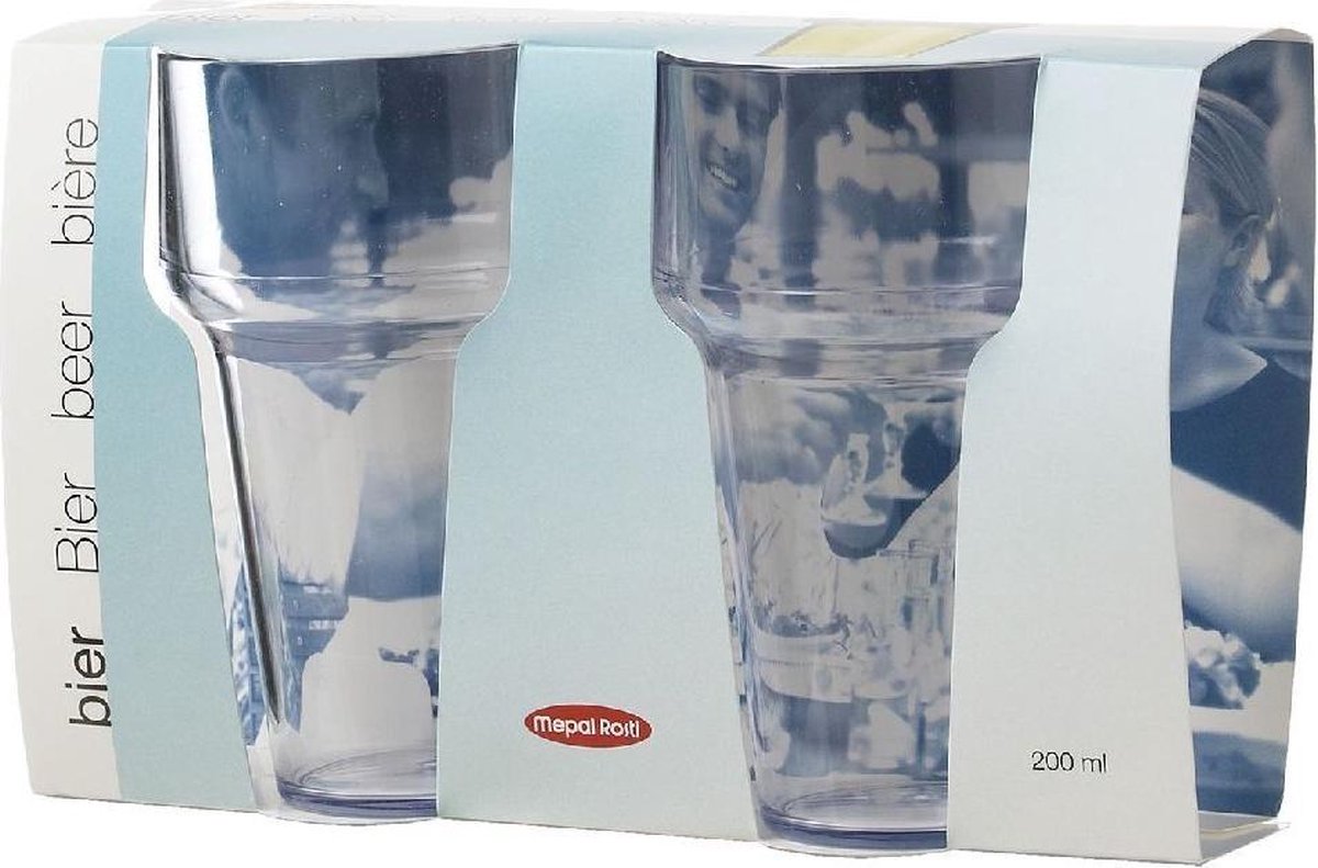 Mepal bierglas set/2