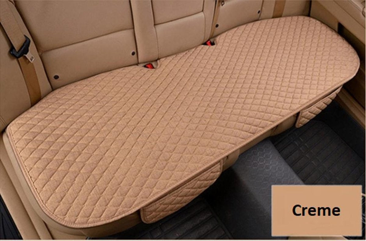 Autostoelhoes - Achterkant 1 stuk - Auto Accessories - Autohoes - Stoelhoezen Auto - Autostoel beschermer - Creme - 133x49CM - Universele