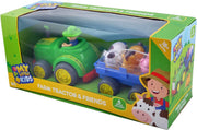 My Little Kids Boerderijset Tractor met Aanhangwagen - 6-delig