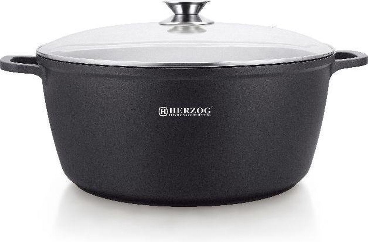 Herzog-  Die Casting Braadpan - 36cm/14l