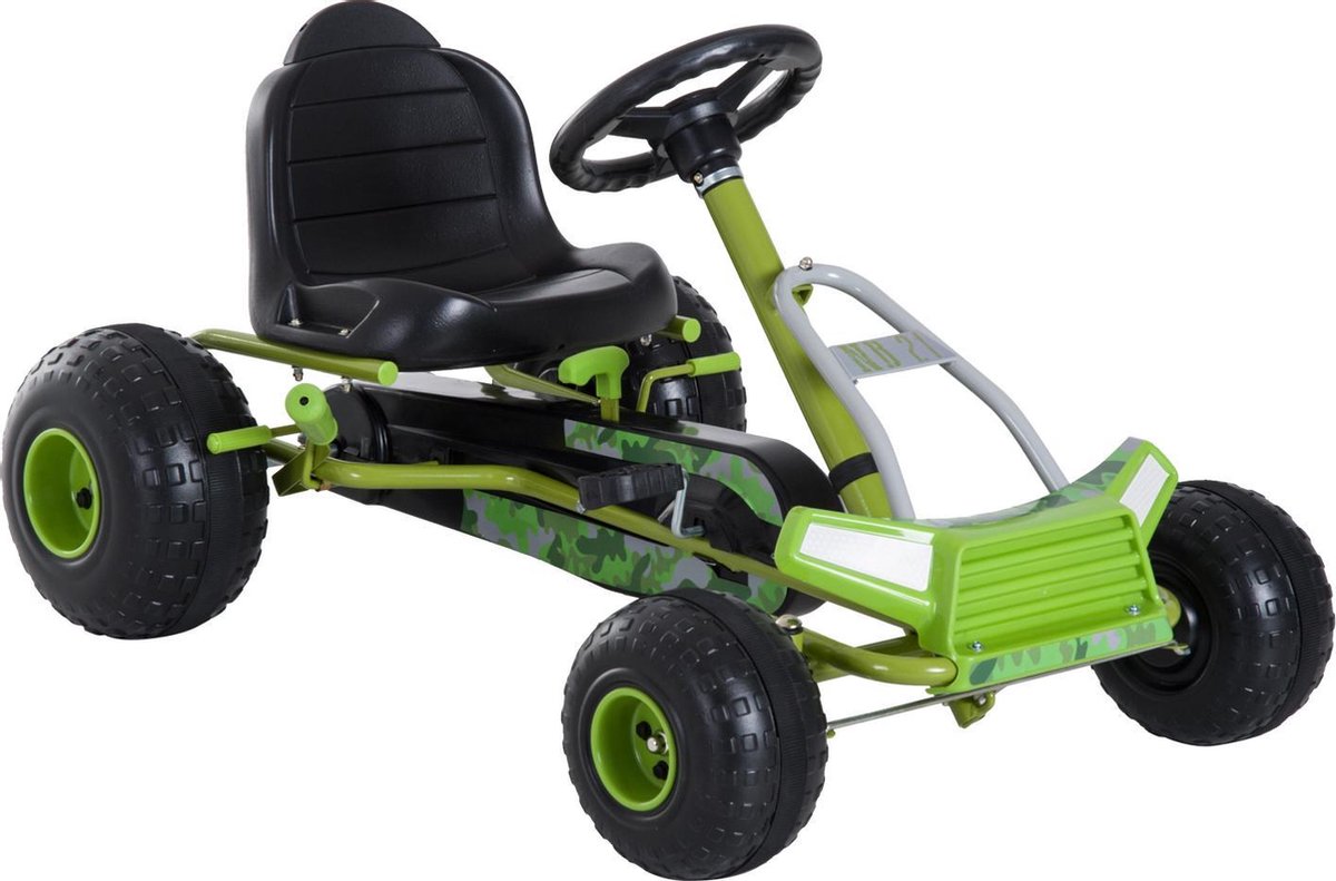 Skelter - Trapauto - Buitenspeelgoed - 3-6 jaar - Groen - 95 x 66