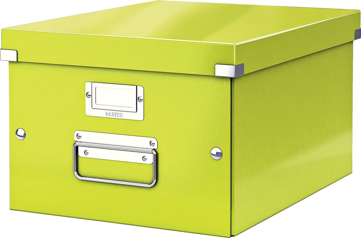 Leitz - Click & Store - WOW - Middelgrote Opbergbox - A4 - Groen