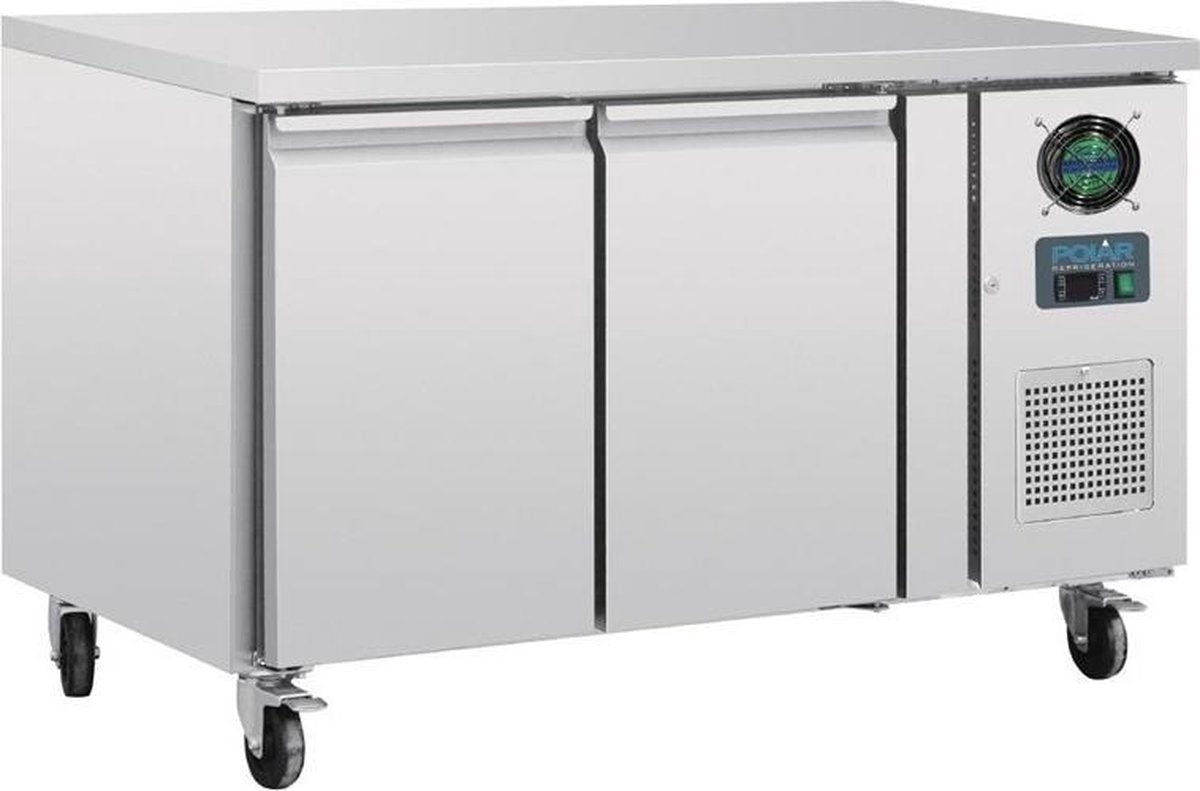 Polar werkbank met vriezer 282ltr