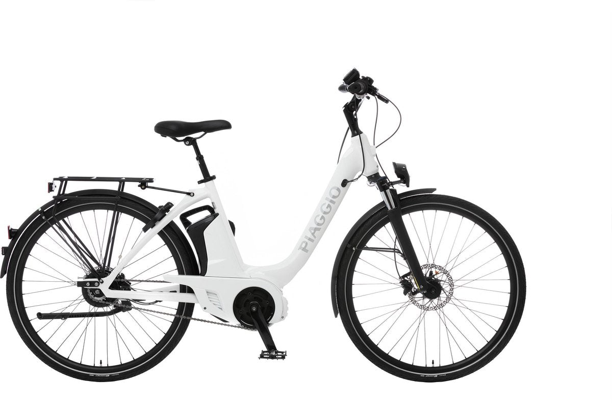 Piaggio E-Bike Uni Mech Comfort Bianco Lucido | maat M (50)