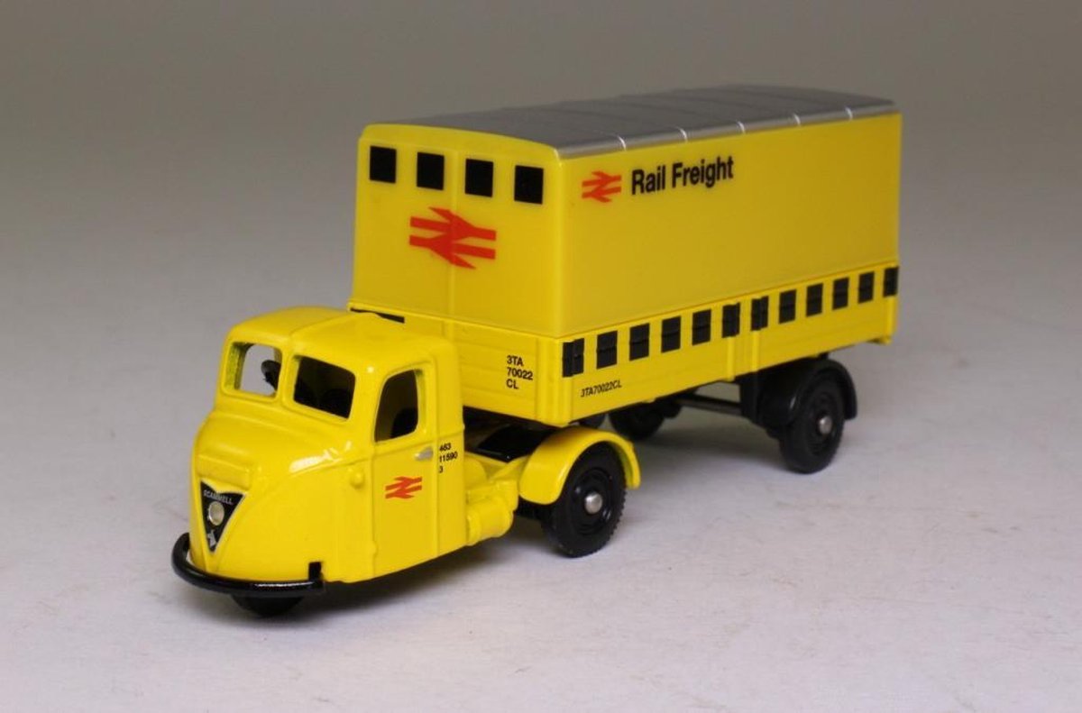 Corgi - Scammell scarab sheeted - DG148023 - 1:76 - Rail freight - trackside