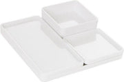 Pantone Serveerset - Blanc de Blanc 11-4800 - Wit - Set van 4 stuks