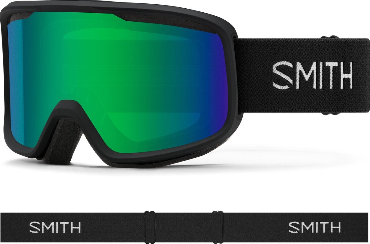 Smith As Frontier Skibril - Black - Mannen - Maat 99
