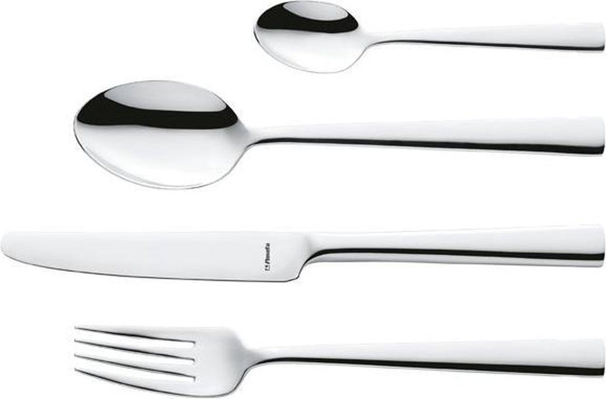 Amefa Moderno - Bestekset - RVS - (Set van 24)  en Yourkitchen E-kookboek Heerlijke Smulrecepten