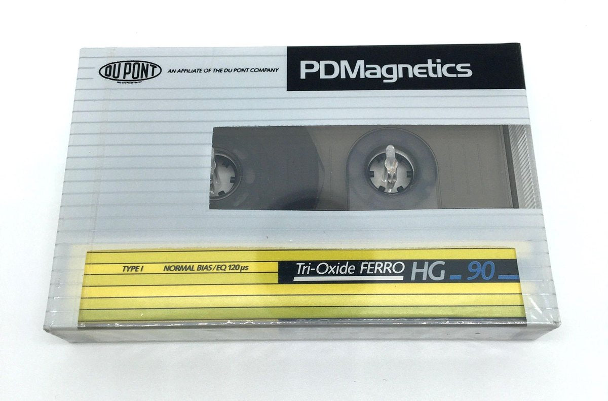 Audio Cassettebandje PDM Magnetics Tri-Oxide Ferro HG-90 Type I / jaar 1983 /  Uiterst geschikt voor alle opnamedoeleinden / Sealed Blanco Cassettebandje / Cassettedeck / Walkman / PDM cassettebandje.
